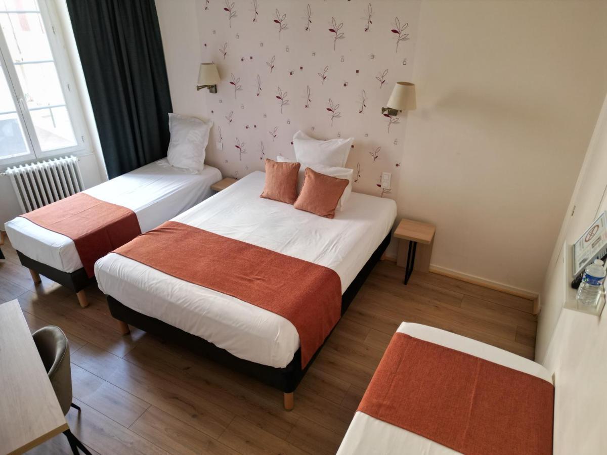 Contact Hotel Les Platanes Villeneuve Sur Lot Centre Exteriör bild